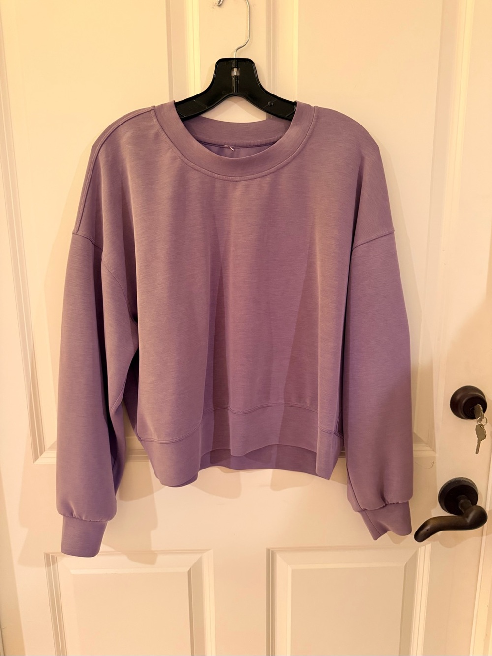 Lululemon Softstreme Perfectly Oversized Cropped Crew.